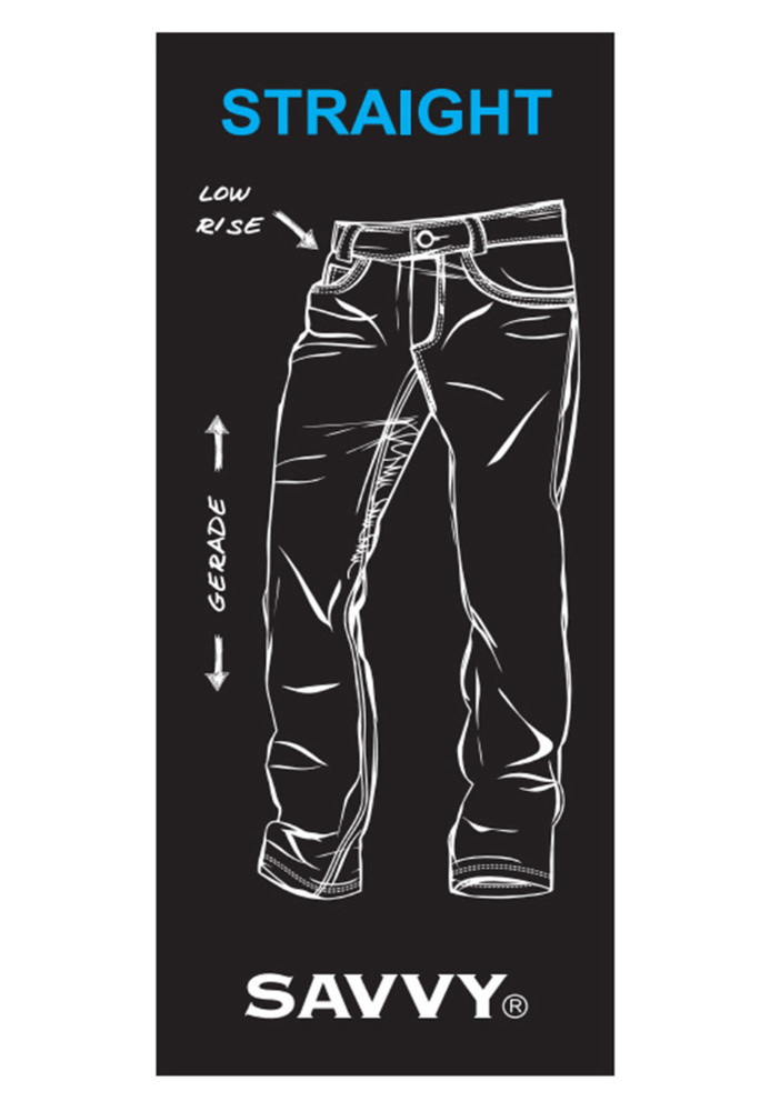 Straight Low Rise Jeans