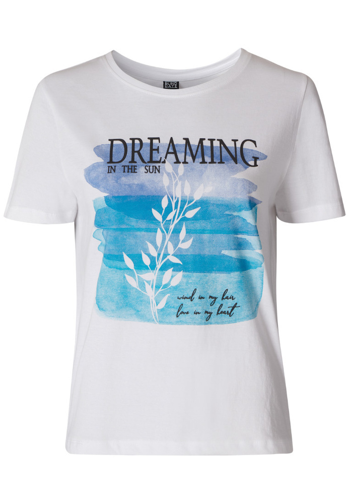 Shirt mit Aquarell-Motiv