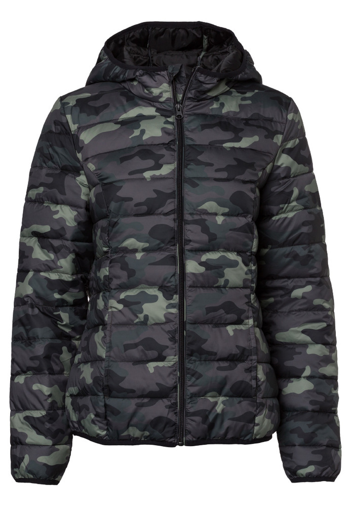 Camo-Steppjacke im All-Over-Muster