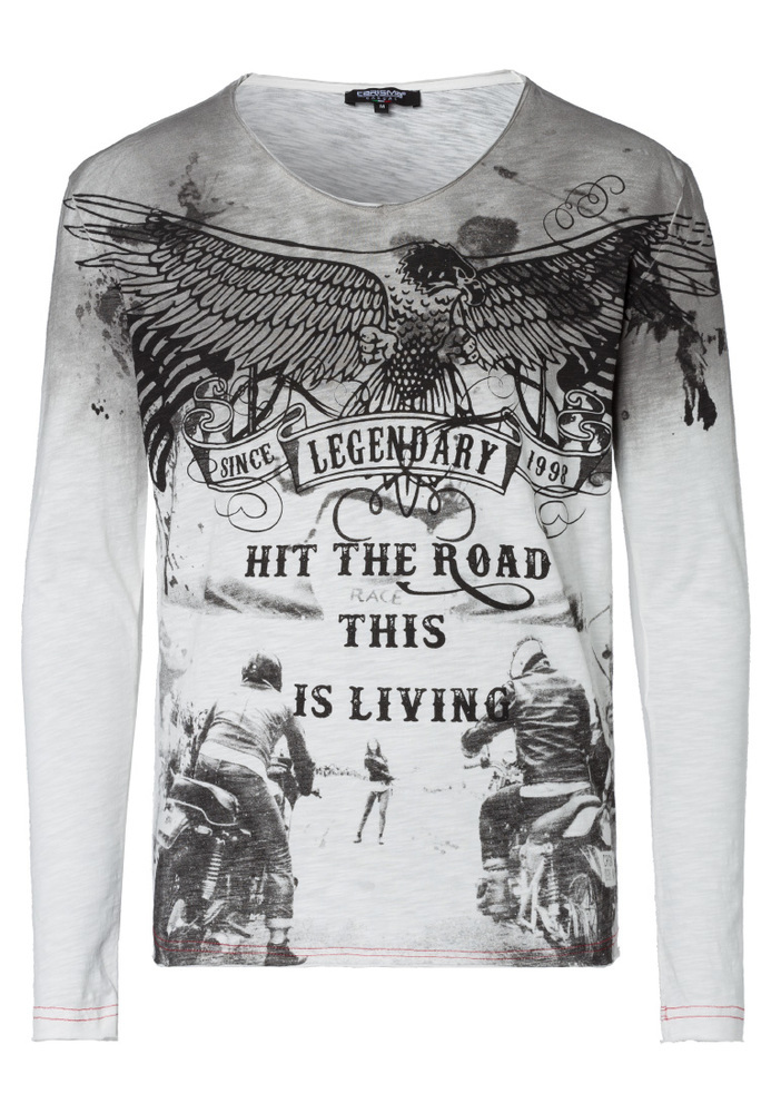 Longsleeve mit Front-Print