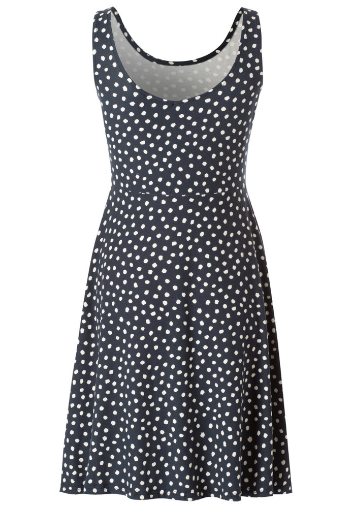 Kleid mit All-Over Punkte-Muster