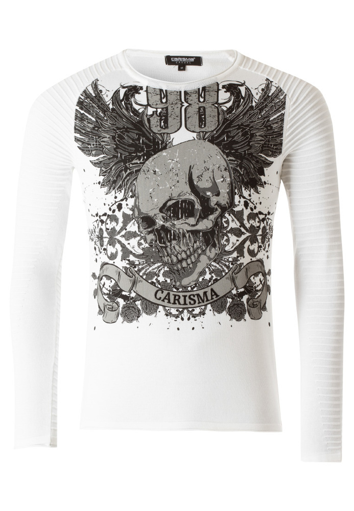 Pullover mit Front-Print