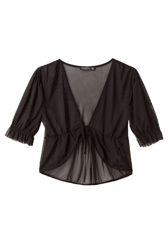 Shirtjacke aus Mesh