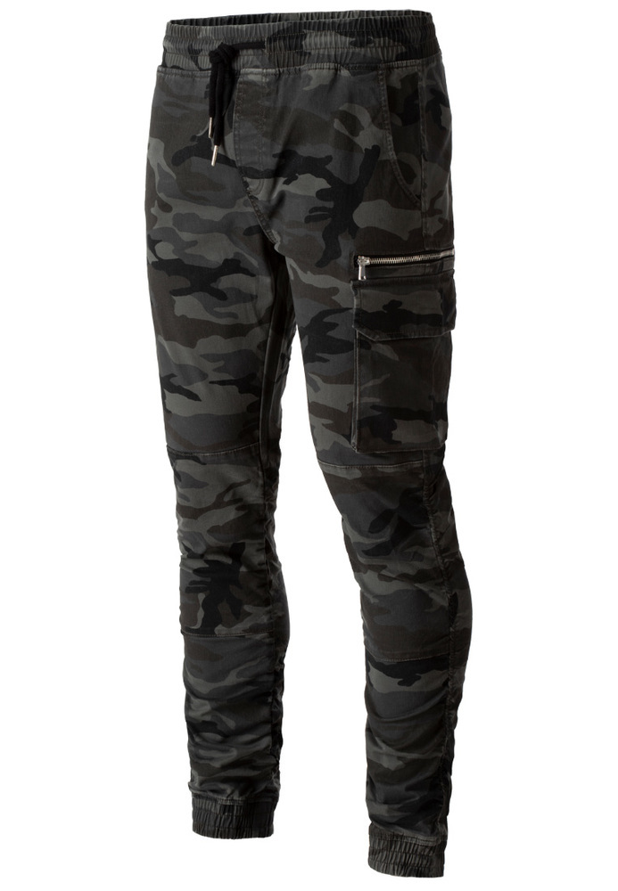 Cargohose im Camouflage-Look