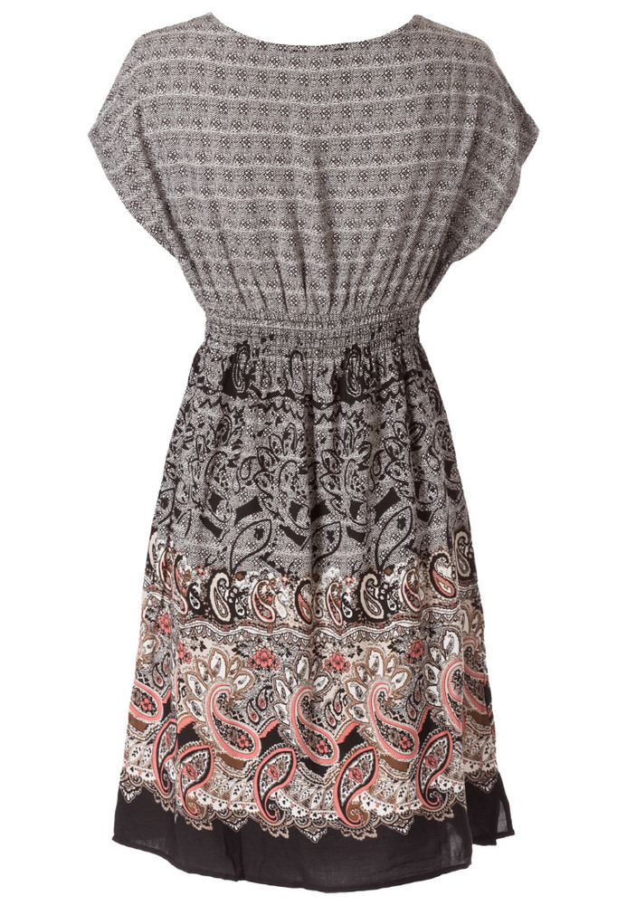 Kleid mit Paisley-Muster