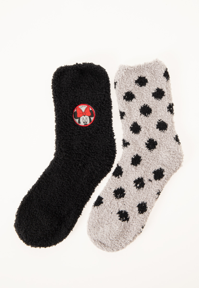 Minnie-Mouse-Socken aus Plüsch