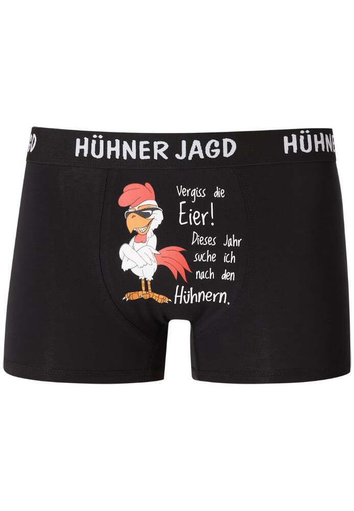 Boxershorts mit Hahn-Motiv