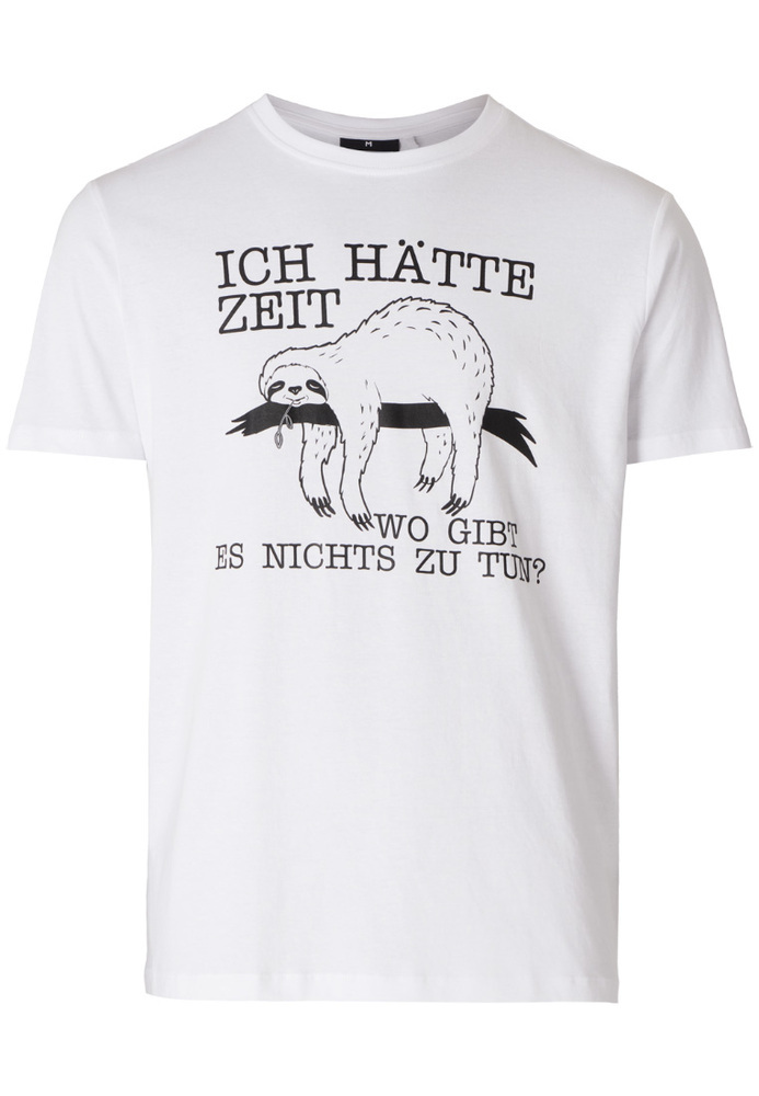 T-Shirt mit Sprüche-Druck