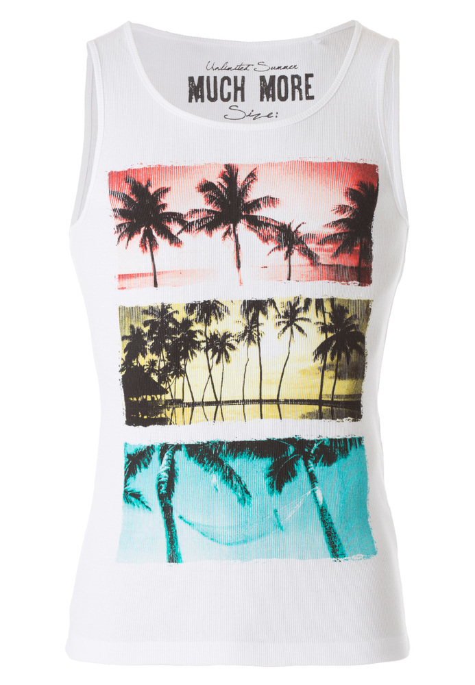 Tank-Top mit Front-Print