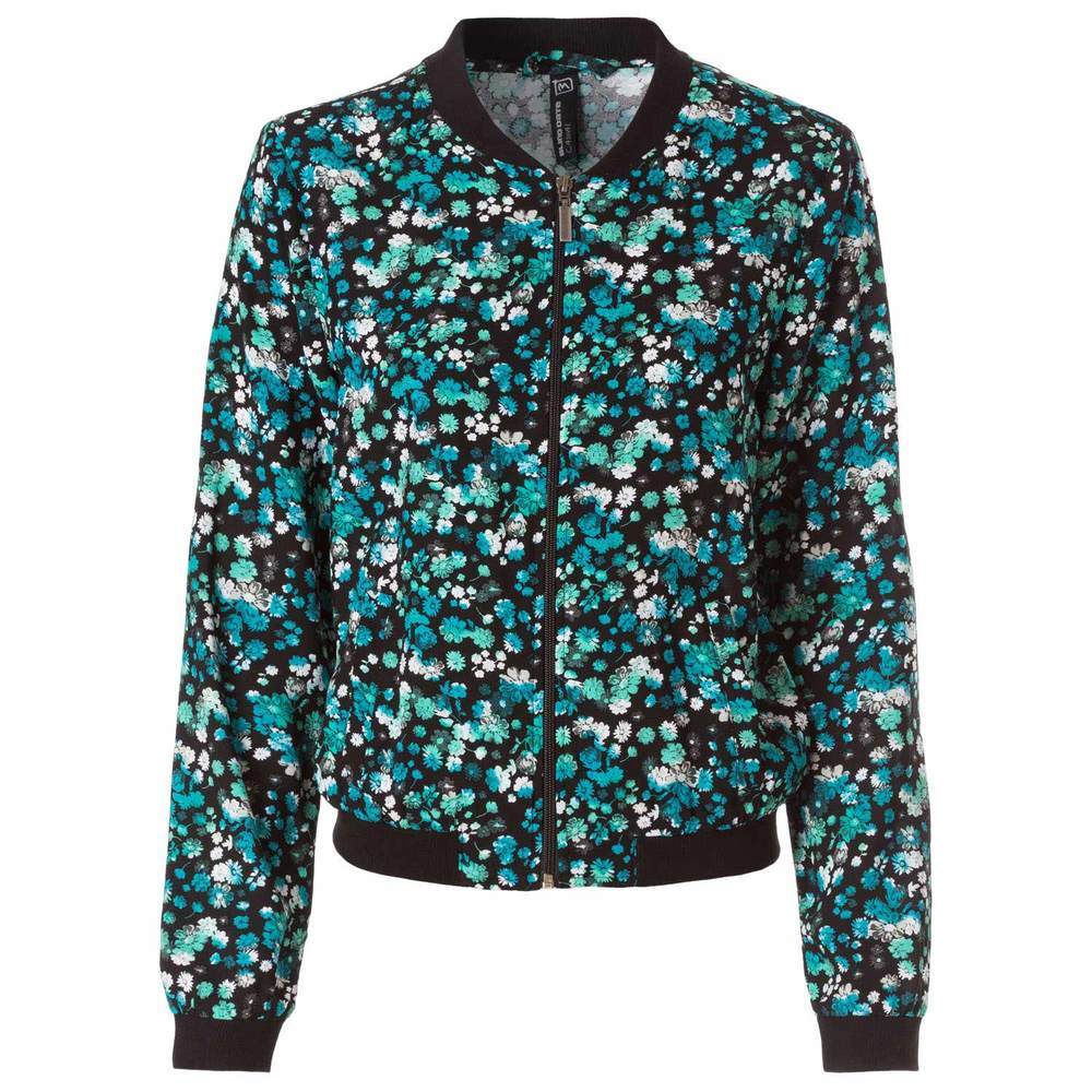 Bomberjacke mit Blumen-Muster