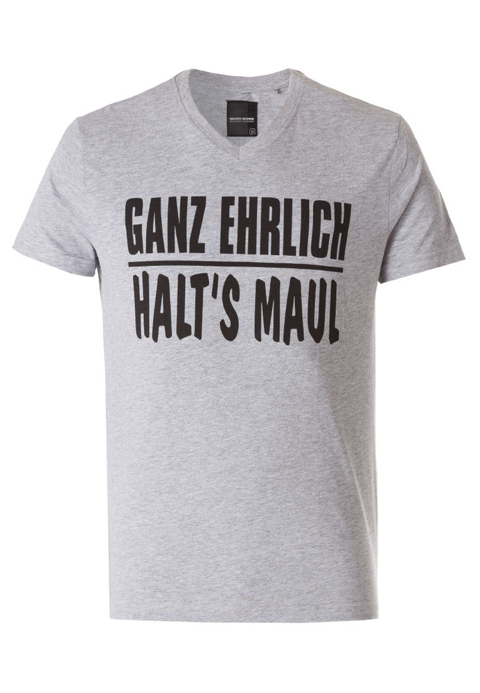 T-Shirt mit Sprüche-Druck