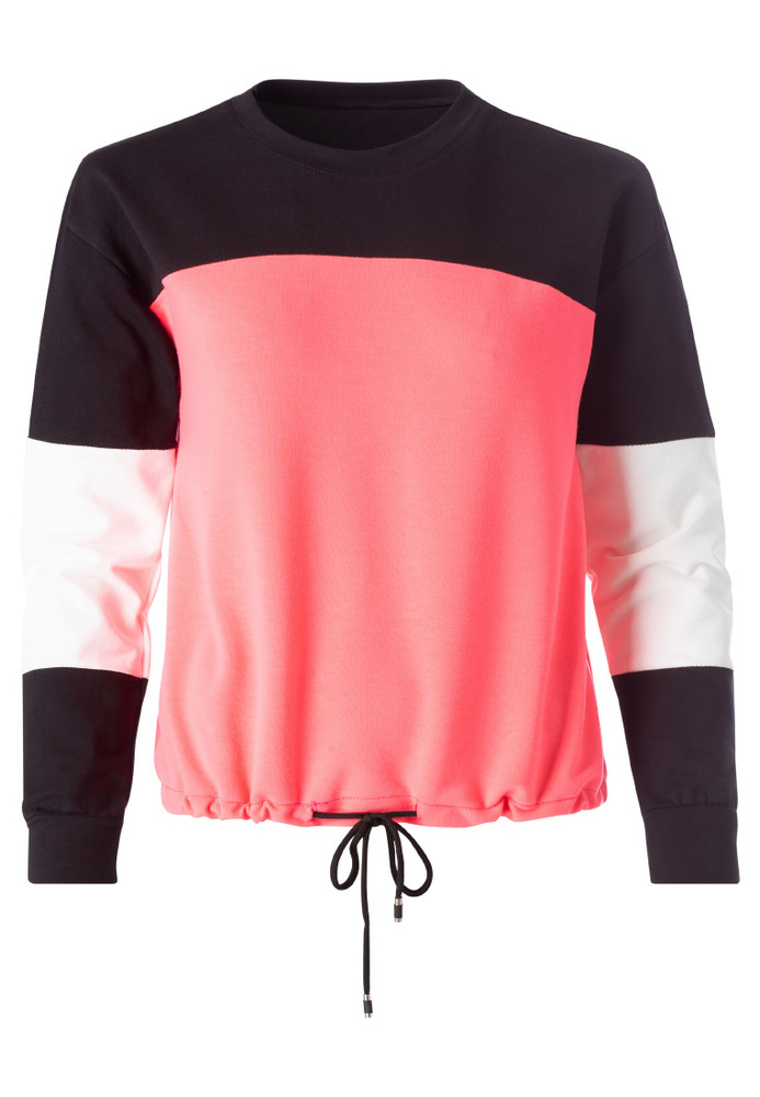 Sweatshirt im Colour-Blocking-Look